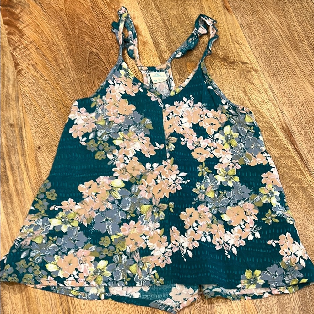 O'Neill Green Sleeveless Tank Top